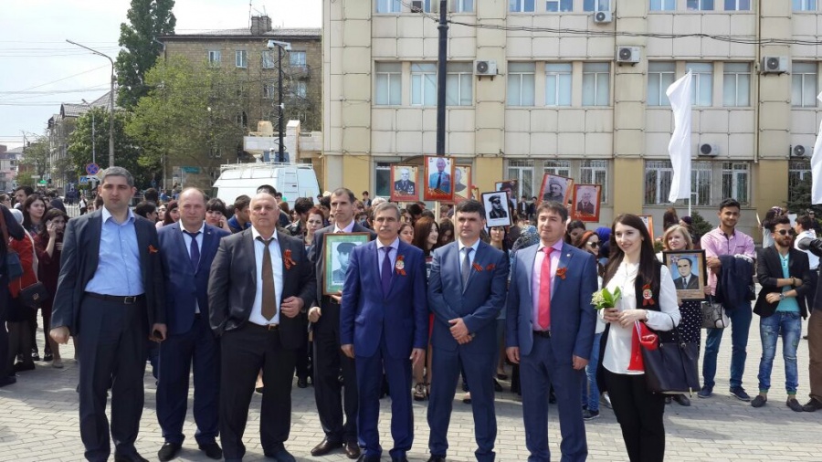 Медицинский колледж посетил шествие Бессмертный полк