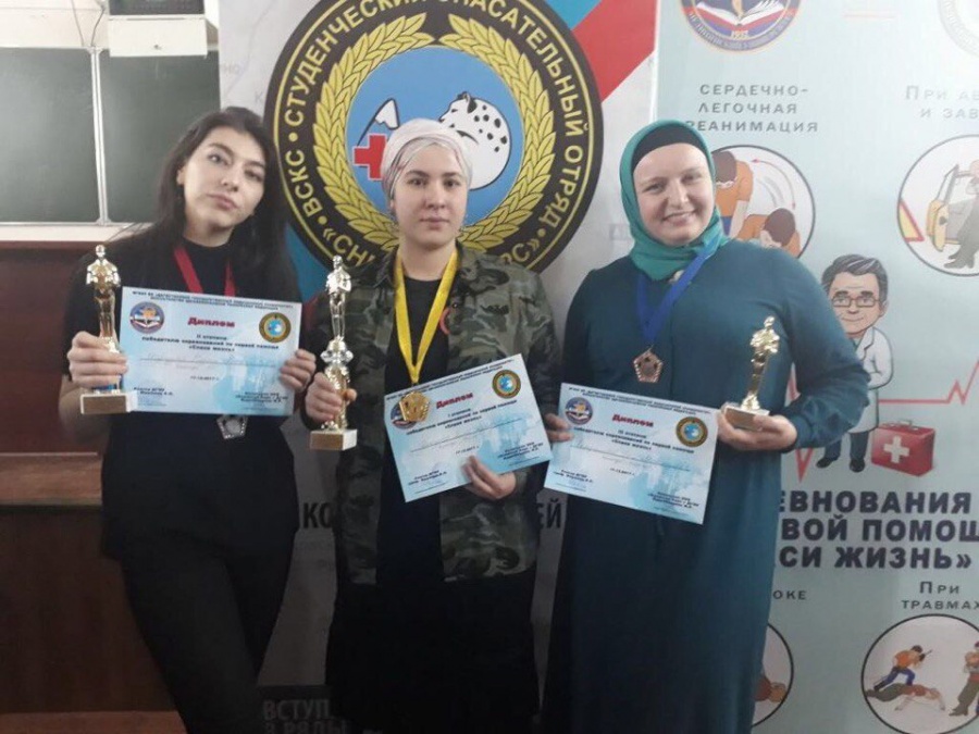 От всей души поздравляем Дахадаеву Айшат Ахмедовну за победу во Внутривузовской олимпиаде!