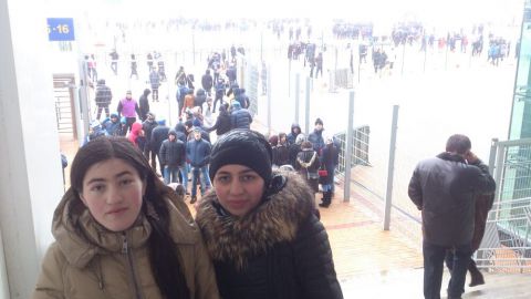 Церемония зажжения олимпийского огня на стадионе Анжи Арена...158