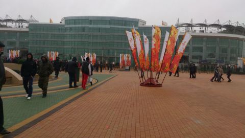 Церемония зажжения олимпийского огня на стадионе Анжи Арена...163