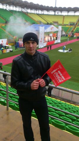 Церемония зажжения олимпийского огня на стадионе Анжи Арена...176