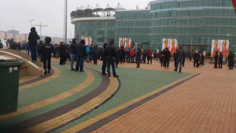 Церемония зажжения олимпийского огня на стадионе Анжи Арена...164