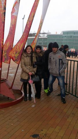 Церемония зажжения олимпийского огня на стадионе Анжи Арена...150